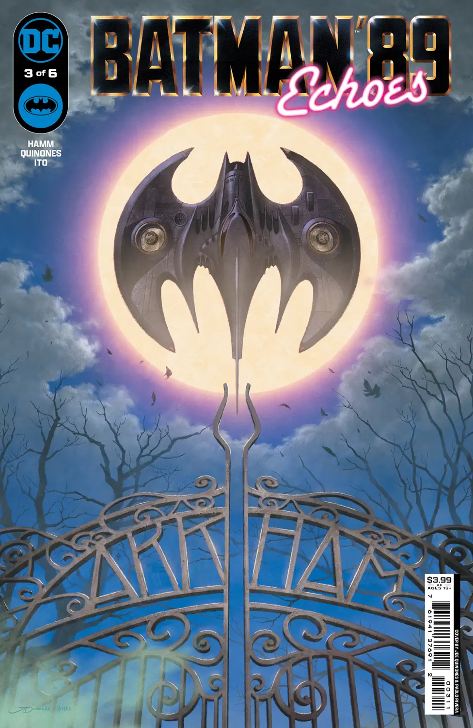 Batman '89: Echoes #3 - 4-Page Preview and Covers released by DC Comics